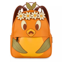 Load image into Gallery viewer, Disney Parks Mini Backpack Ears Plush Set Orange Bird EPCOT International Flower and Garden Festival 2023 Loungefly
