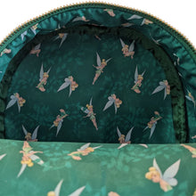 Load image into Gallery viewer, Disney Mini Backpack Tinkerbell Emerald Green Sequin Loungefly
